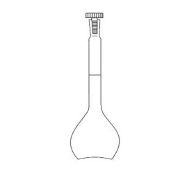 Axiva 10ml Touff A Class Volumetric Flask with Interchangeable Stopper, FVA10 (Pack of 20)-picture-33