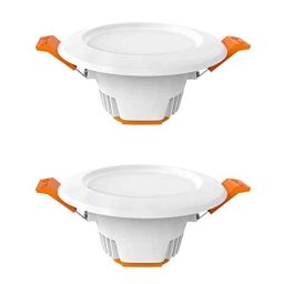 Fybros F-Eco 6W Polycarbonate White Round LED Ceiling Light, FLS5851B (Pack of 2)-image-14