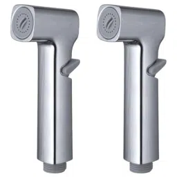 Drizzle Oval 1/2 inch Plastic Chrome Finish Health Faucet with 1m Flexible Tube &a; Wall Hook (Pack of 2)-image-26
