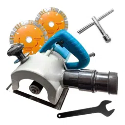 Dongcheng 1600W Plastic Blue Wall Chaser with 2 Pcs Grooving Blades-picture-42