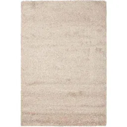 Carpetify 3x5ft Light Beige Shaggy Plain Fur Carpet Rug, 0725YY00KC5-6