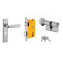 Dorset HL Series Stella 70mm Stainless Steel Patina Finish Door Handle Lock Set with Knob &a; Key (Pack of 3)-picture-15