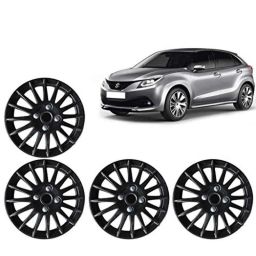 Auto Pearl 4 Pcs 15 inch Black Car Wheel Cover Set for Maruti Suzuki Baleno 2015-picture-17