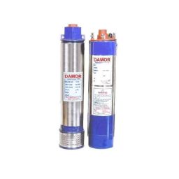 Damor 1 HP 4 inch Borewell Oil Filled Submersible Pump, Borewell Upto 102 ft-image-67