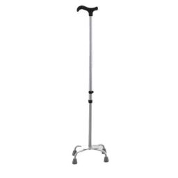 Flamingo Black Quadripod Walking Stick-10