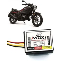 Auto Pearl 12V Black Front &a; Rear Flasher Indicator Light for Intruder BS6-37