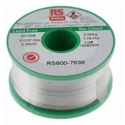 Rs Pro 0.25mm 228 deg C Rosin Based Lead Free Solder Wire, 8007636-picture-4