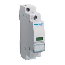 Hager Red &a; Green 1 Module Indicating LED Light, SVN126-47