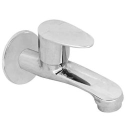 IRIS Brass Chrome Plated Short Body Bib Cock for Bathroom &a; Kitchen-picture-25