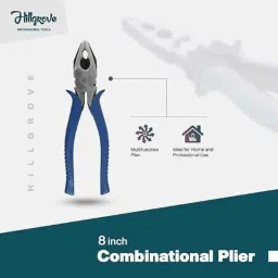 Hillgrove 9 Pcs Full Hex Allen Key, 8 inch Adjustable Wrench &a; 8 inch Combinational Plier Combo, HGCM882 image 3