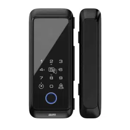 Golens X62 Alloy Steel Black 5 Ways Smart Digital Glass Door Lock with Wireless Remote-18