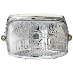 Uno Minda 35W Hard Coated Lens Head Light for TVS Victor Gl, HL-5199M-36