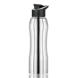VOIK 750ml Stainless Steel Matt Finish Grey Sipper Fridge Water Bottle, W-MATTE-image-55