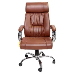 Mezonite KI 226 Brown High Back Leatherette Executive Office Chair (Pack of 2)-10