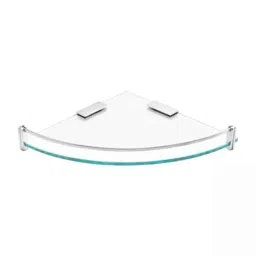 Cera Oceana 300x300mm Glass Wall Mount Corner Glass Shelf, F5005103-image-75