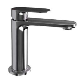Jaquar Opal Prime Black Chrome Single Lever Basin Mixer with 450mm Braided Hose, OPP-BCH-15011BPM-picture-16