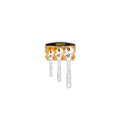 Ingco 3 Pcs Carbon Steel Adjustable Wrench Set, HADWK031-0