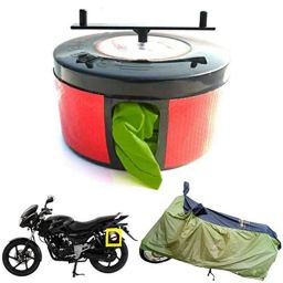 Bike Blazer Military Green Nylon Taffeta Universal Size Semi-Automatic Bike Body Cover for Bajaj Pulsar 150/180, Pulsar 180F &a; Pulsar NS160-26