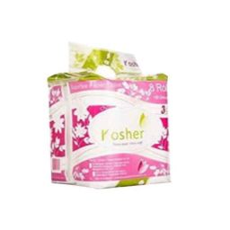 Kosher 200 Pulls 3 Layer Superfine Toilet Paper &a; Tissue Roll, (Pack of 8)-38