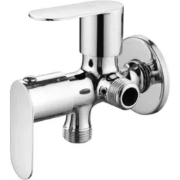 Fastgear 1/2 inch Brass Chrome Plated 2 Way Wall Mounted Bib Tap with Flange Fitting-31