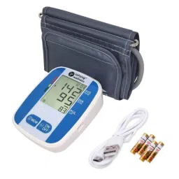Sahyog Wellness White Automatic Upper Arm Digital Blood Pressure Monitor Machine with Cuff, LZX-B803-5