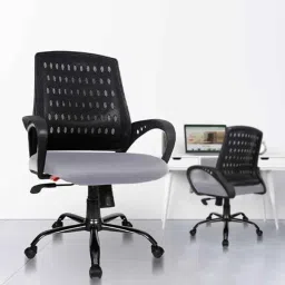 Rose Blazia 53x53x109cm Mesh Grey Medium Back Ergonomic Chair-picture-26