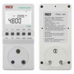 Meco PG09-5A 240V Powerguard Indian Plug Socket with Backlight Display-44