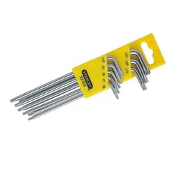 Stanley 8 Pieces Long L-Type Tamper Proof Torx Key Set, 92-624-14