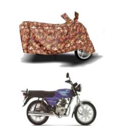 Winted Polyester UV &a; Water Resistant Bike Body Cover for Bajaj Boxer, WIN-P-104-image-46