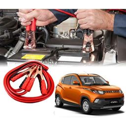 Auto Pearl 500Amp 5m Red Car Auto Battery Booster Jumper Cables with Alligator Wire Clamp for KUV 100, Size: Free-30