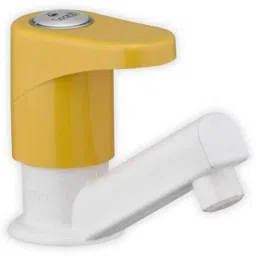 Sparsh Pearl RPS-2274 Royal Plus Plastic White &a; Yellow Pillar Tap Faucet for Bathroom &a; Kitchen-14