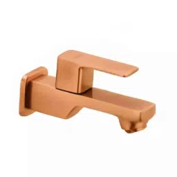 Cera Ruby Metal Single Lever Wall Mount Bib Cock with Wall Flange &a; Aerator, F1005151AC-17