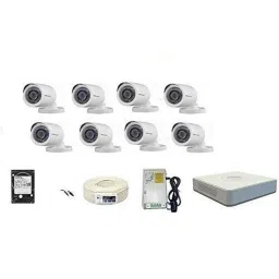 Hikvision Full HD 2MP Cameras Combo Kit (HIK2MP8BULLET1TBHDIP/ECO Camera)-20