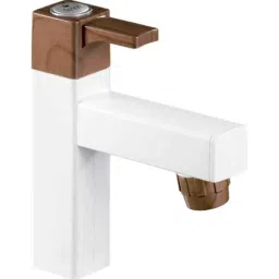 Sparsh Pearl LDP-1409 Ludo Pine Plastic Brown &a; White Pillar Cock for Bathroom &a; Kitchen-image-17