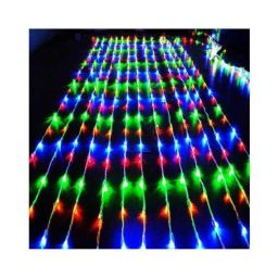 Ever Forever 10x8ft Multi Colour Waterfall Mode Curtain String Light with Multi Function Modes for Decoration, Home, Temple, Festival &a; Diwali (Pack of 4) image 2