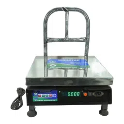 Kingstar 100kg 360x360mm Mild Steel Bright Green LED Backlight Display Weighing Scale-picture-32