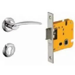 Dorset ML Series Letizia 10 inch Stainless Steel Silver Chrome Finish Door Handle Lock Set with Mortise Latch (Pack of 3)-picture-26