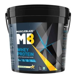MuscleBlaze 4kg Vanilla 100% Whey Protein-picture-37