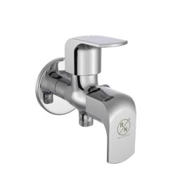 RN 15mm Brass Chrome 2 Way Angle Cock with Wall Flange, RNSOA20015-image-50