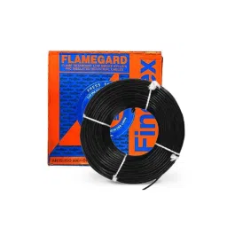 Finolex 1 Sqmm 90m Black Single Core FR-LSH PVC Copper Insulated Industrial Cable, 10113-image-73