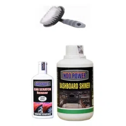 Indopower Ff1015 250ml Dashboard Shiner, 100g Scratch Remover &a; All Tyre Cleaning Brush Kit, AHh1018-image-75