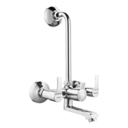 Ruhe Euphoria Brass Chrome Finish Wall Mixer with L Bend, 11-0424-picture-18