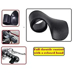 Meenu Arts World Throttle Mounted Cruise Assist Hand Rest Control Grip Wrist Control Cramp Rest for 7/8 inch Handle Bar for All Bikes (Black) B-36-image-98