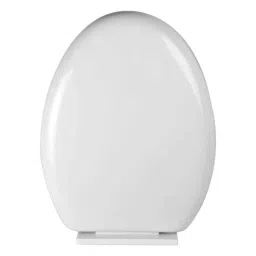 Elegant Casa 2082 43x36cm Polypropylene Soft-Closing Elongated White Commode Seat Cover-image-53