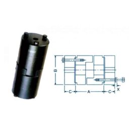 Fenner Essex Jaw Standard Spacer Coupling, Pilot Bore, Size: F095S, DBES: 90 mm-picture-2