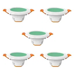 Fybros F-Eco 6W Polycarbonate Green Round LED Ceiling Light, FLS5855E (Pack of 5)-image-3