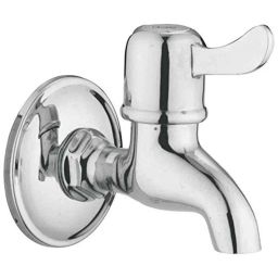 Oleanna M-01 Magic Brass Silver Bib Cock with Wall Flange-image-29