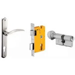 Dorset ML Series Celio 60mm Stainless Steel Door Handle Lock Set with Knob &a; Key, ML CEL (Pack of 4)-picture-12
