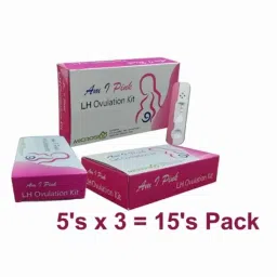 Microsidd 5 Pcs Am I Pink 99.80% Accuracy LH Ovulation Test Kit (Pack of 3)-picture-27