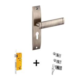 Dorset ML Series Dave ML DAV 60mm Stainless Steel PT Finish Lock Set with Both Side Key-picture-9